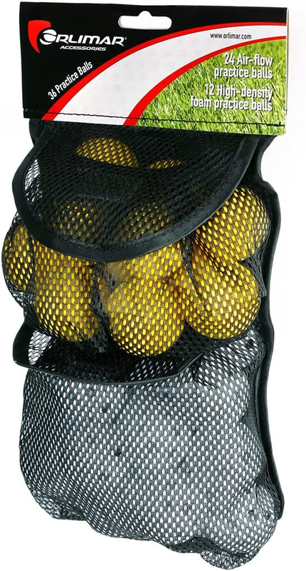 Balls (24 Plastic Golf Balls With Holes And 12 Foa
