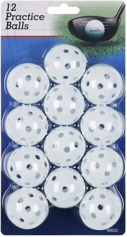 S With Holes, Perforated, Limited Flight Plastic Golf Balls Fo