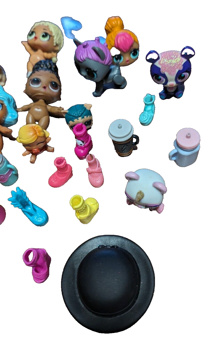 LOL Surprise Dolls Clothing Accessories Lot 43 Toy Pieces Cake Topper