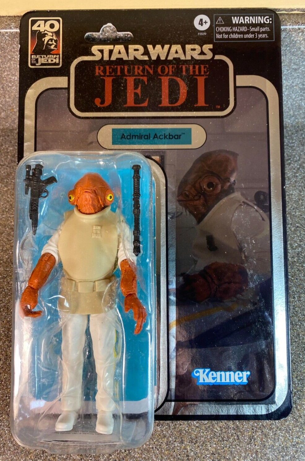 Star Wars Admiral Ackbar Figure - Sealed on Original Card