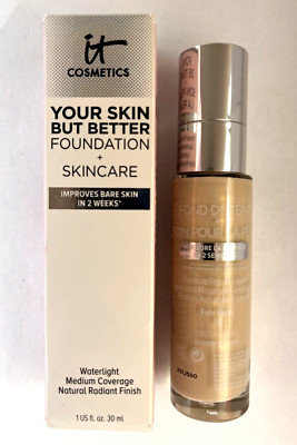 It Cosmetics Your Skin But Better Foundation Skincare Fair Warm 10  1 oz / 30 ml