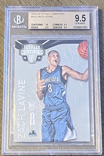 2014 Totally Certified Zach Lavine BGS 9.5 Rookie RC W 10