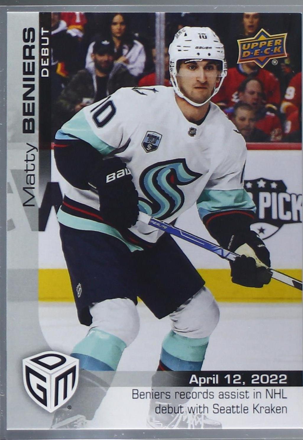 2021-22 Upper Deck Game Dated Moments - Matty Beniers #81