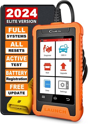 LAUNCH X431 Elite Bidirectional Diagnostic Tool OBD2 Scanner ECU Coding for Benz