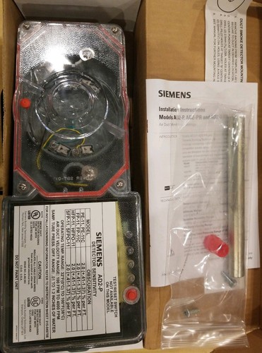 SIEMENS AD2-P DUCT SMOKE DETECTOR 500-649706