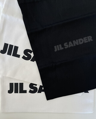 NEW Authentic Jil Sander Drawstring DUST BAGS Set of 3, Two White and One Black