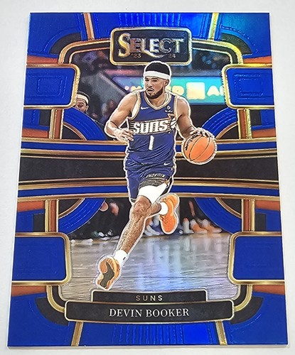 Devin Booker 2023-24 Panini Select Basketball Blue Silver