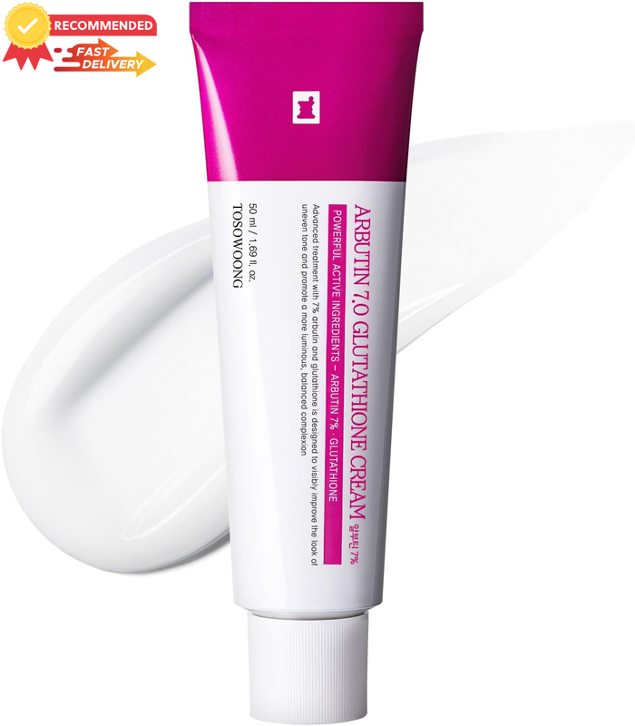Arbutin 7% Glutathione Cream 50ml Korean Skincare Dark Spots Blemish Uneven Tone