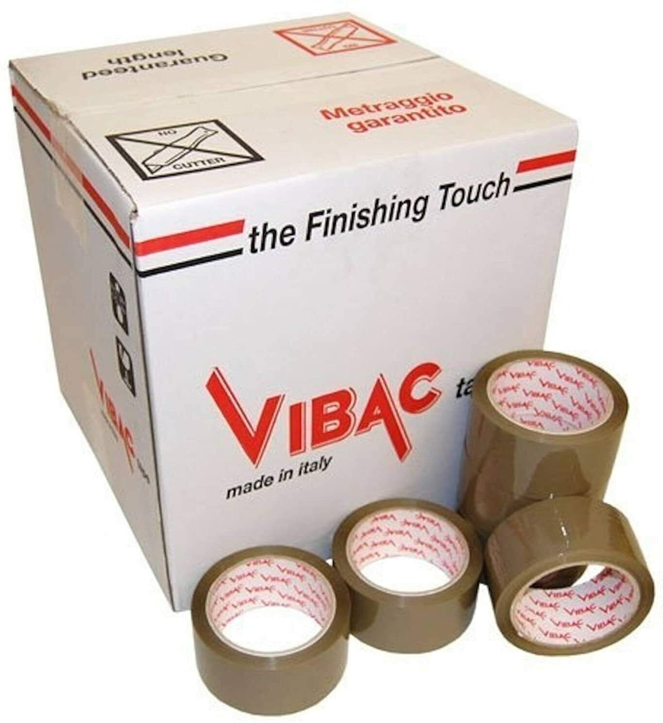 Sehr gute Qualitt VIBAC braun Verpackungsband 60mx48mm Klebeband Mengenauswahl
