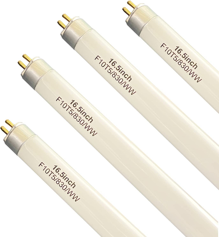 (4 Pack) 16’’ F10T5/830 Fluorescent Bulb Replacement for Jasco 10W 3000K Warm Wh