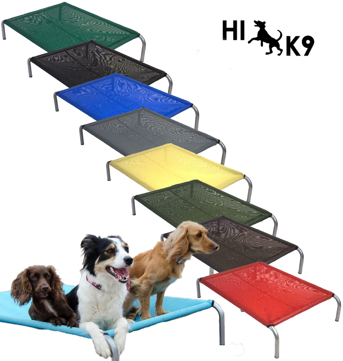 hi k9 raised dog bed