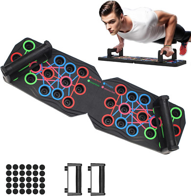 Push up Board, Portable Multi-Function 16 in 1 Push up Bar, Push up Handles for 