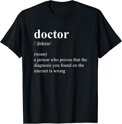 NEW LIMITED Funny Cool Doctor Definition Design Best Gift Idea Tee T-Shirt S-3XL