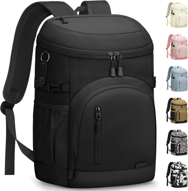 Cooler Backpack Insulated Waterproof,30/45 Cans Backpack Coolers Leakproof Lunch