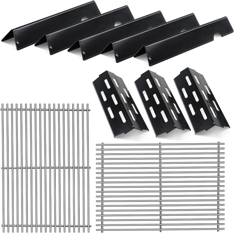Porcelain-Enameled Grill Flavorizer Bar Heat Plates for Weber Genesis II 300