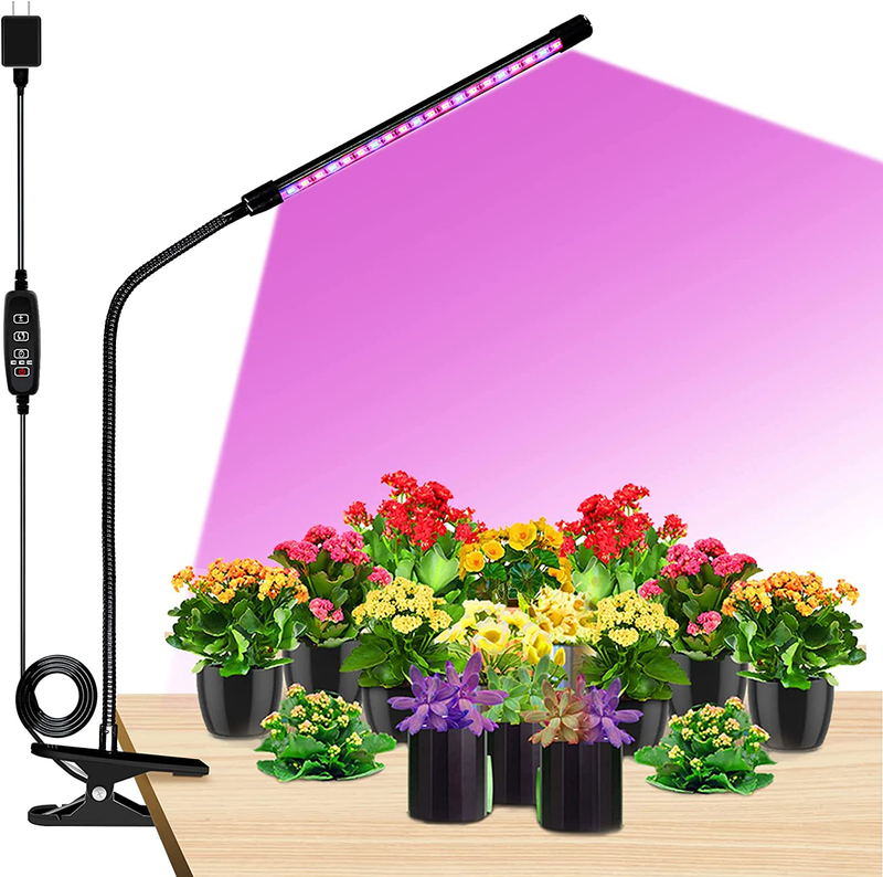 For Indoor Plants: Full Spectrum Clip Lamp With Gooseneck - Garde