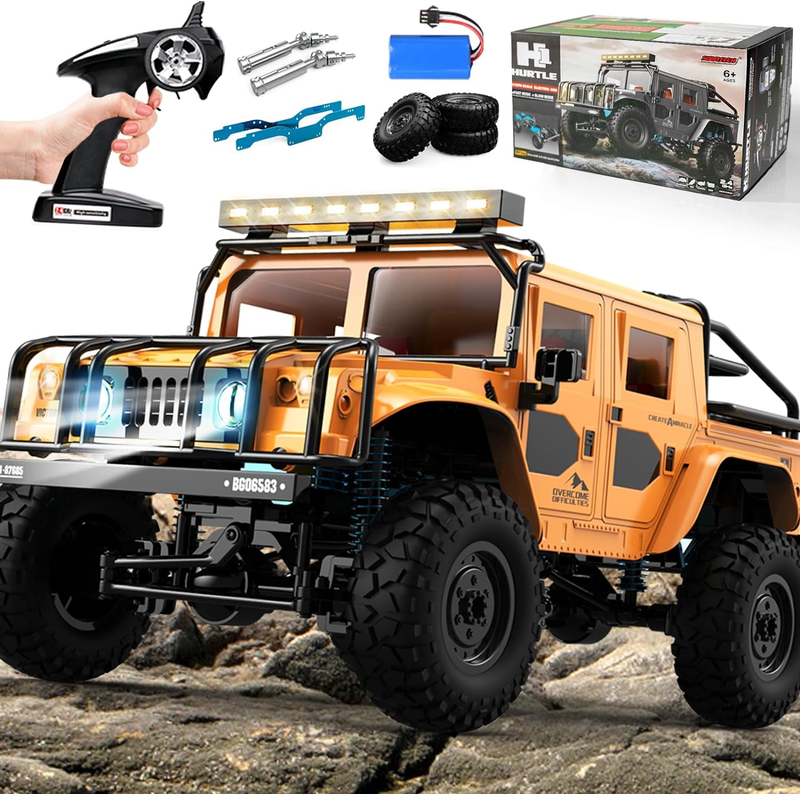 4x4 Rock Rc Crawler: Remote Control Truck 1/12 Scale Jeep Toys For Adults