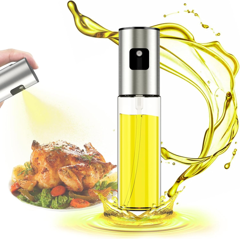 Premium Olive Oil Sprayer for Cooking, 1 Pack Food-Grade Olive Oil Spray Bottle