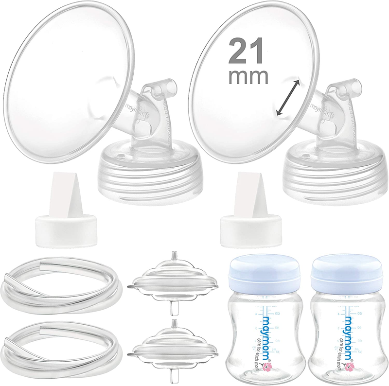 Maymom Pump Parts Compatible with Spectra S2 and S1, 21Mm Flange, Valve Tube Bot