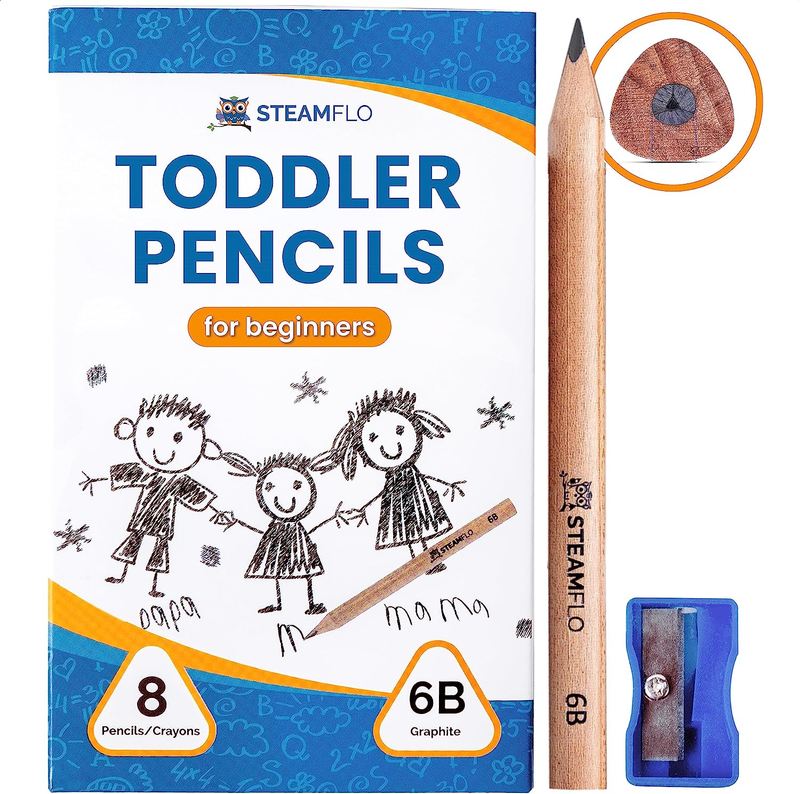 Learning Pencils for Toddlers 2-4 Years &ndash; Our Kids Pencils for Beginners Toddler