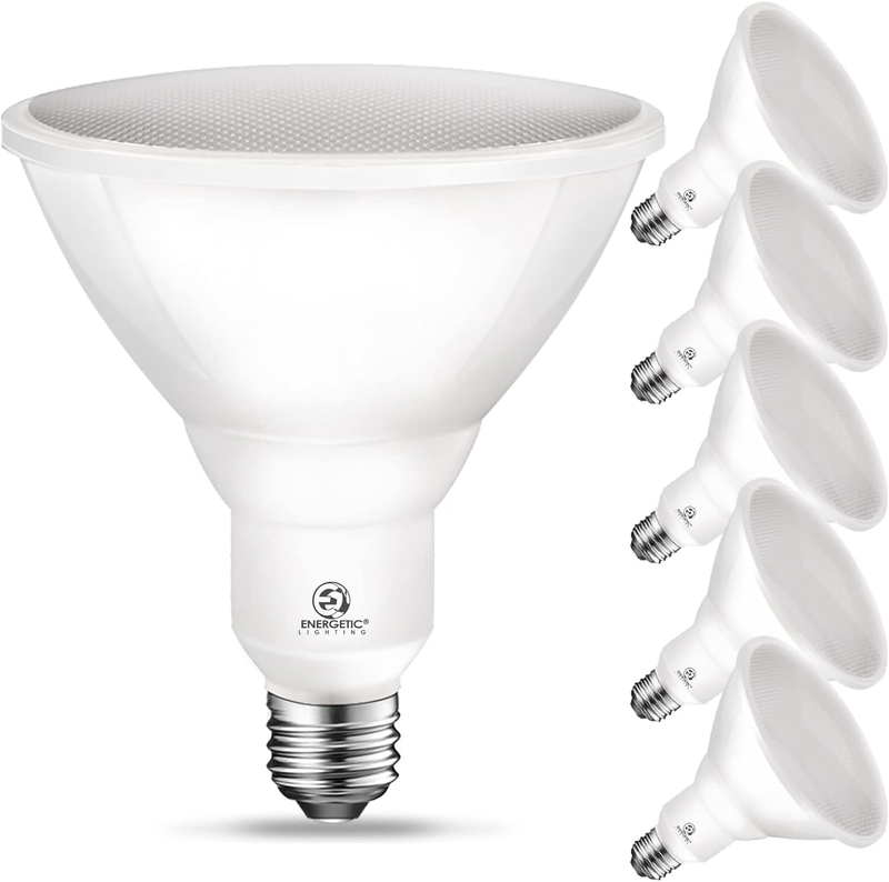 Energetic PAR38 LED Flood Outdoor Light Bulb, 5000K Daylight, 90 Watt Equivalent