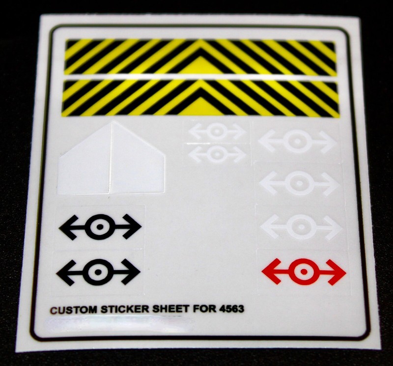 Custom Aufkleber FüR 4563 Replacement Sticker Sheet  9v 