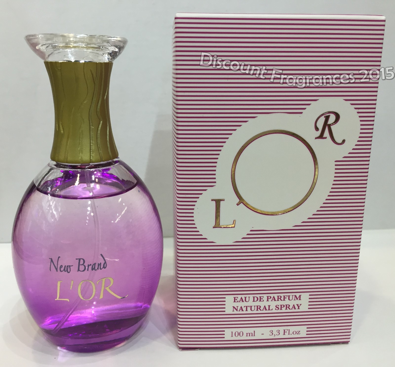 L'OR PERFUME FOR WOMEN by NEW BRAND 3.3 oz / 100 ML EAU DE
