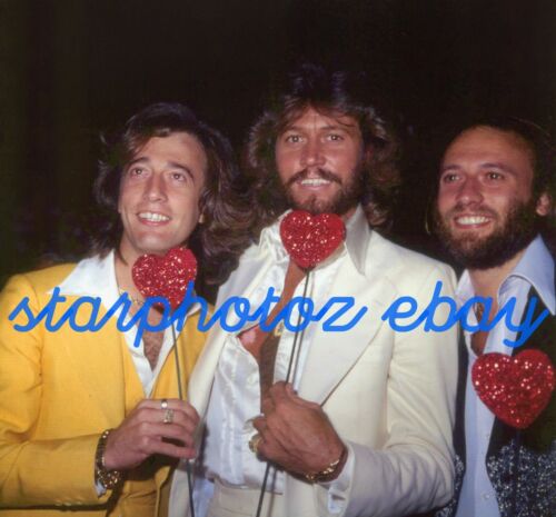 Brand New! BEE GEES 8x8 Inches Enlargement Photo!  BARRY ROBIN MAURICE GIBB!