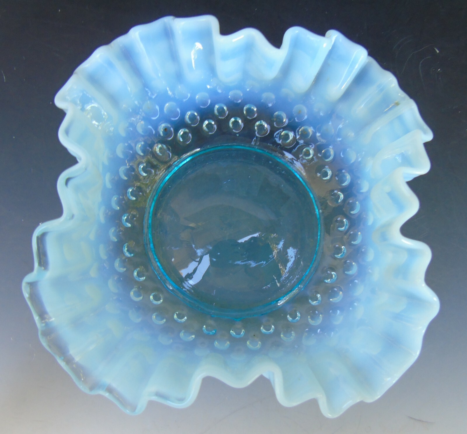 '50~'60 フェントン Fenton Blue Hobnail 美品 50~'60 フェントン Fenton Blue Hobnail 美品 Fenton***LARGE 11