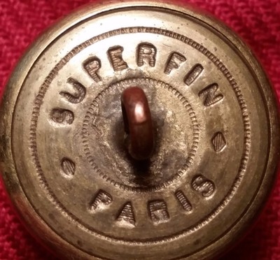 KENTUCKY KY1  SUPERFIN <> PARIS <> CIVIL WAR KY CONFEDERATE STATE  COAT BUTTON