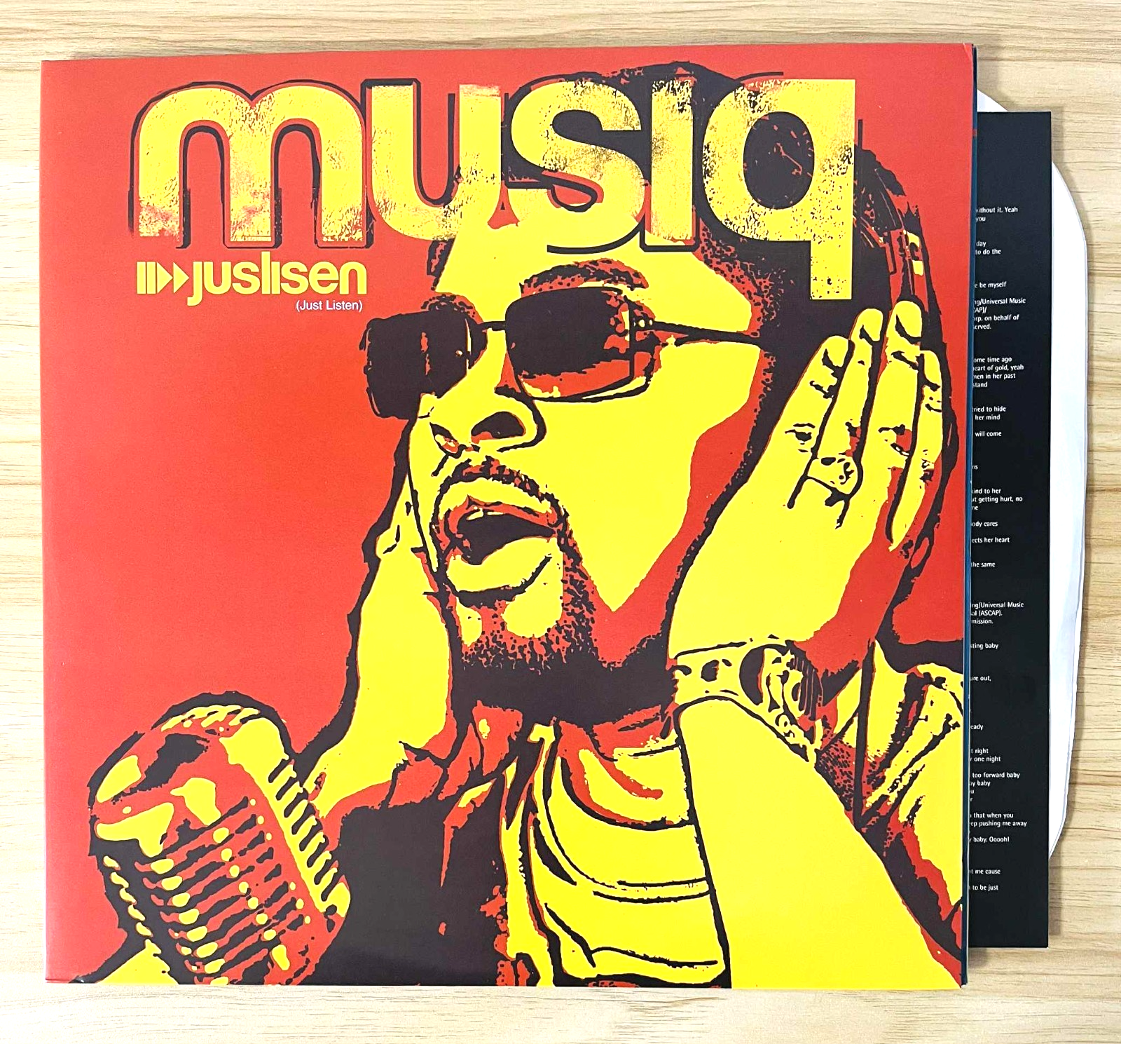 musiq juslisen レコード　2LP MUSIQ SOULCHILD / Juslisen 2002 US Original 2LP AAries Def