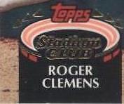 1992 Topps Stadium Club - Roger Clemens #80
