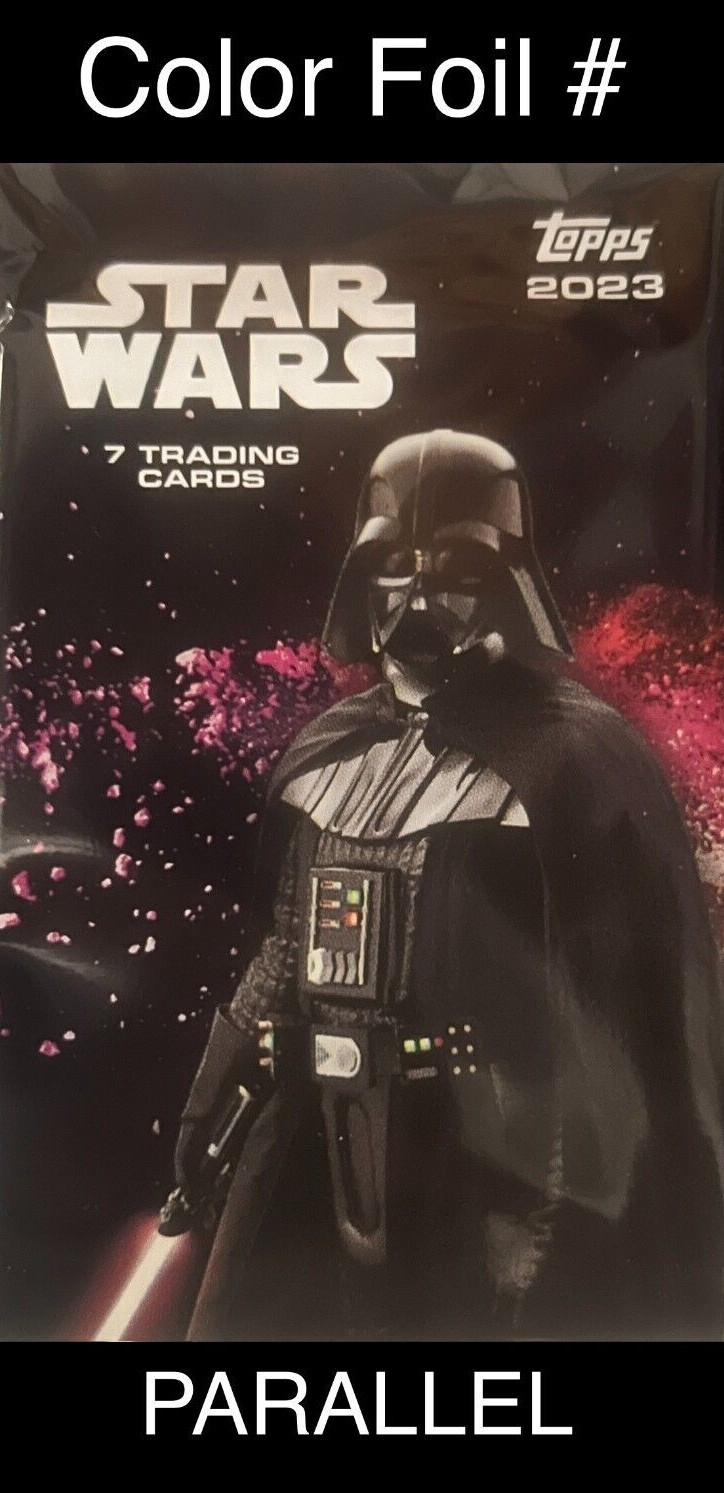 HITS COLOR PARALLEL 2023 Topps Star Wars Flagship Complete