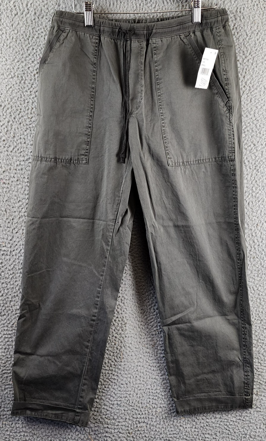 Velvet by Graham & Spencer Misty Drawstring Pants Women's S Tundra Grey Pull-On~ - Picture 2 of 13