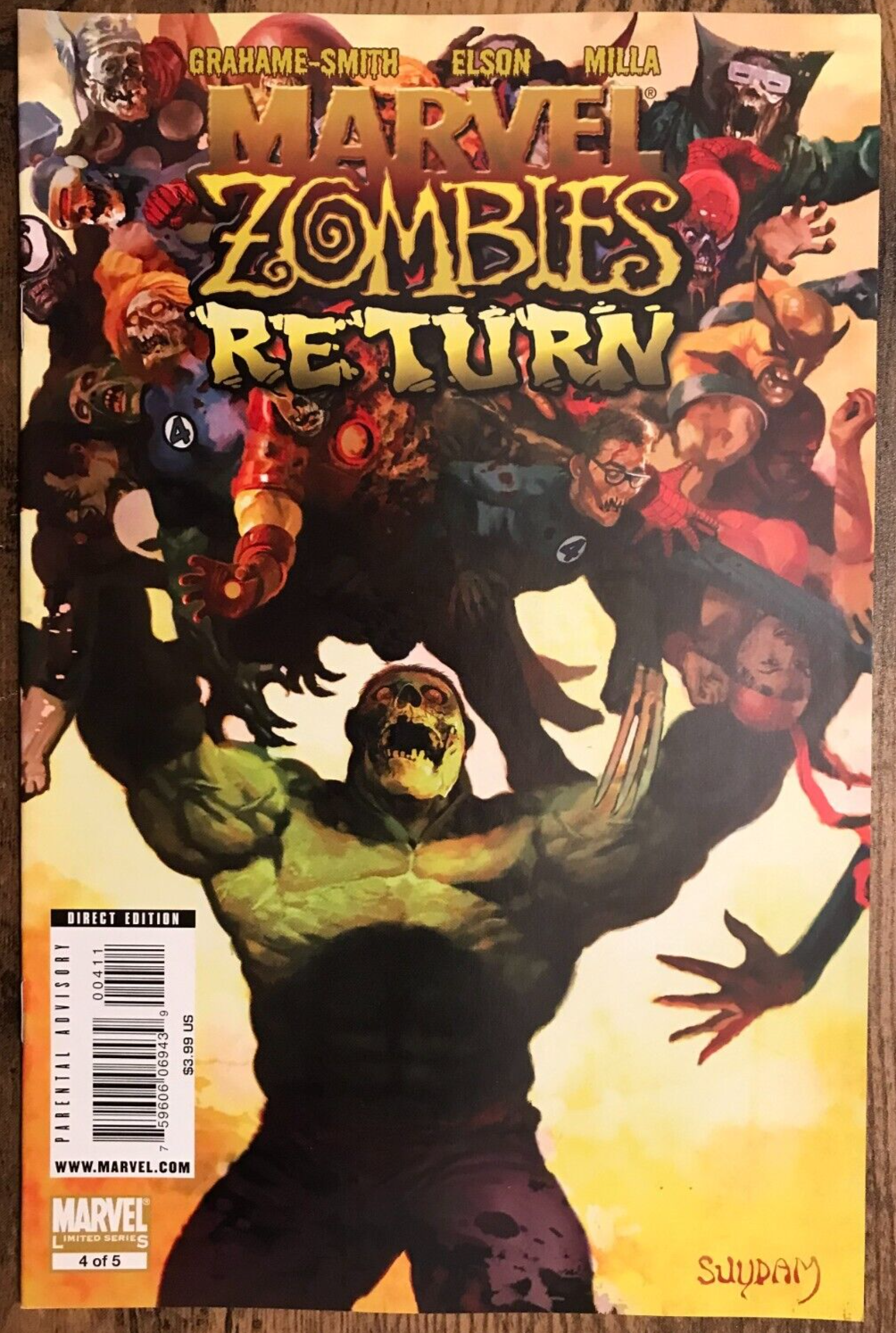 Marvel Zombies Return #4 Hulk Iron Man Sentry Spider-Man