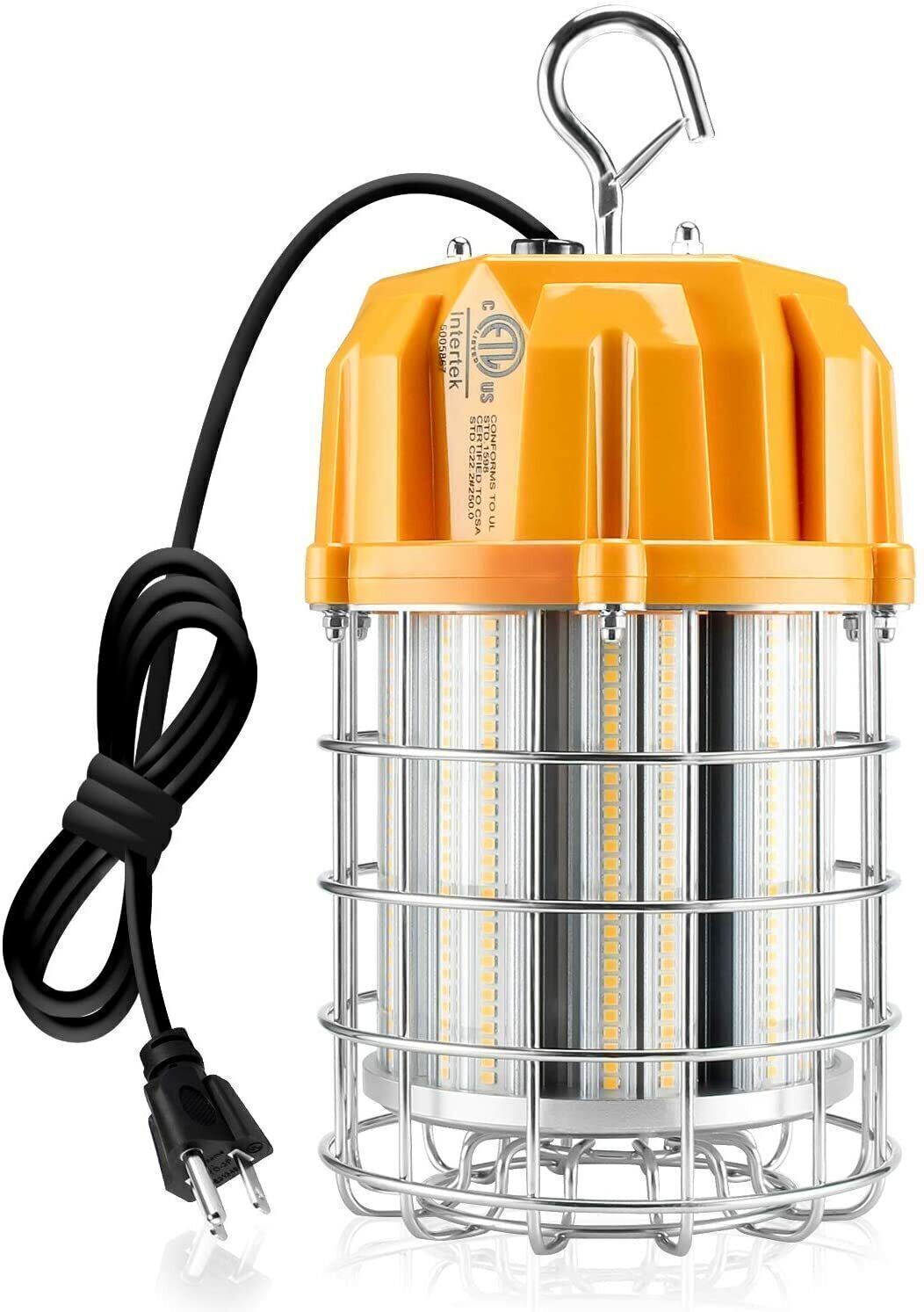 Portable Hanging Workshop Outdoor Jobsite Lighting 125W LED Temporary Work Light