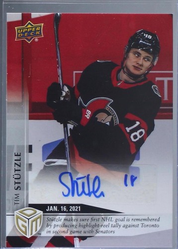 2020-21 Upper Deck Game Dated Moments - Tim Stutzle #3