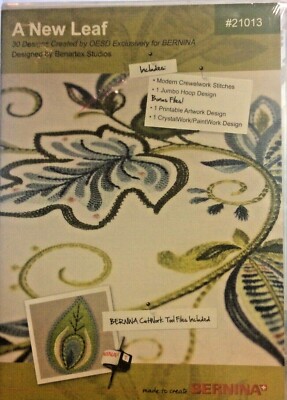 OESD FOR BERNINA EMBROIDERY CD #2103  A NEW LEAF