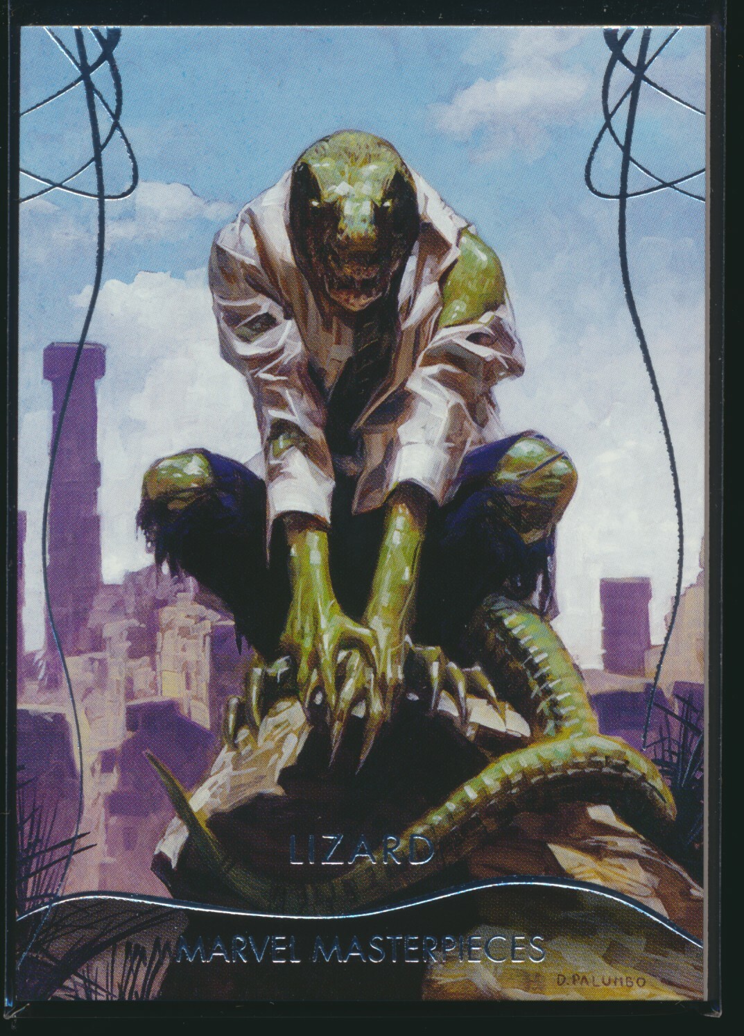 2020 Upper Deck Marvel Masterpieces Base Level 2 #45 Lizard /1499