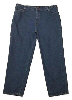 Lanesboro 44x30 Mens Classic Straight Jeans Blue Medium Wash Casual Denim Pants