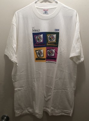 IBM DOS 6.3 Tech Vintage Shirt 1998 Single Stitch Made In USA XL