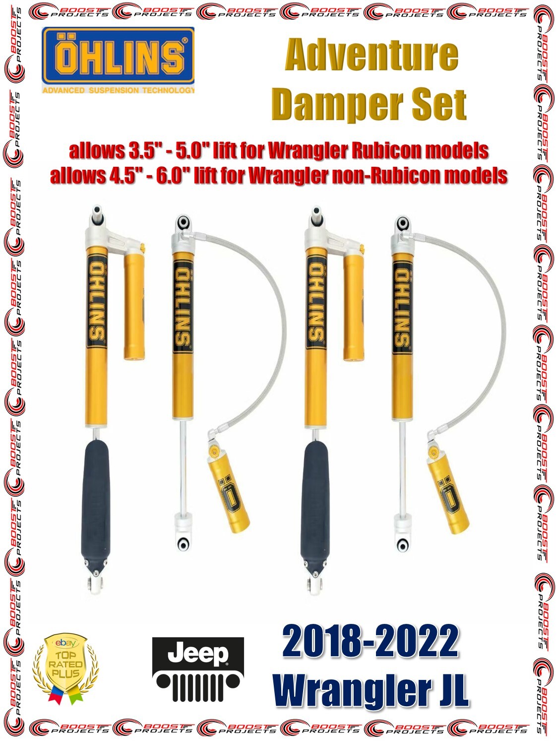 OHLINS ショックアブソーバー ラングラーJL JEV MU003.5-5