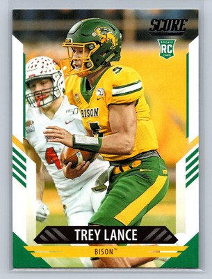 2021 Score #303 Trey Lance RC Rookie North Dakota State Bison