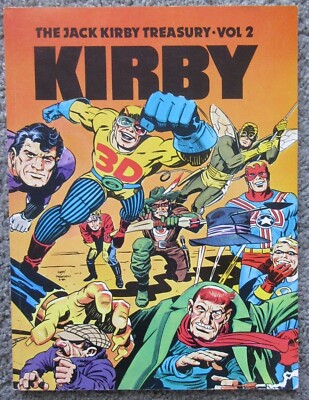 MINT NEW 1991 THE JACK KIRBY TREASURY VOL 2 BOOK COMIC BOOK ART PURE IMAGINATION