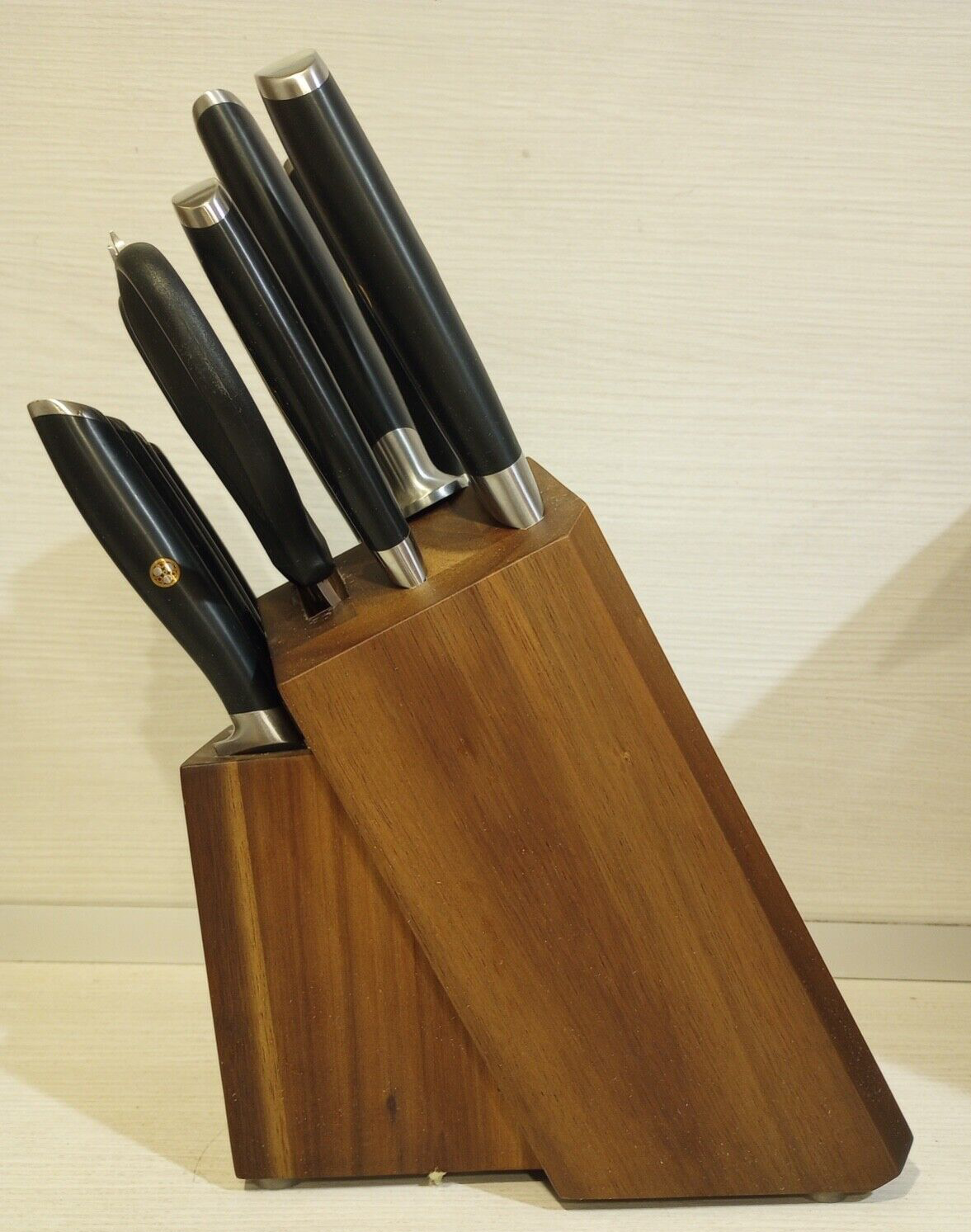 L Series 12-piece German Steel Forged Knife Set Black