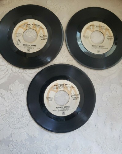 Quincy Jones: 3 Stuff Like That / There's A Train Leavin' / 45 Rpm 1978 