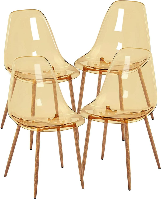 S Set Of 4, Dining Kitchen Room Chairs With Crystal Seat, Mo