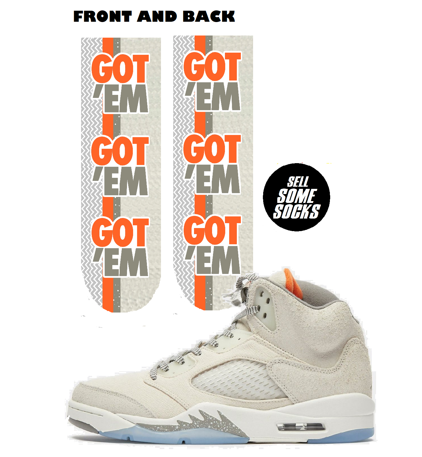 CRAFT 5S (GOT EM) SOCKS