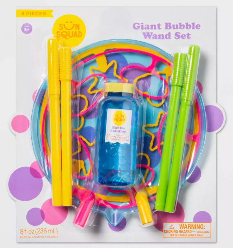 SUMMER FUN! Giant Bubble Wand 2pk - Sun Squad™