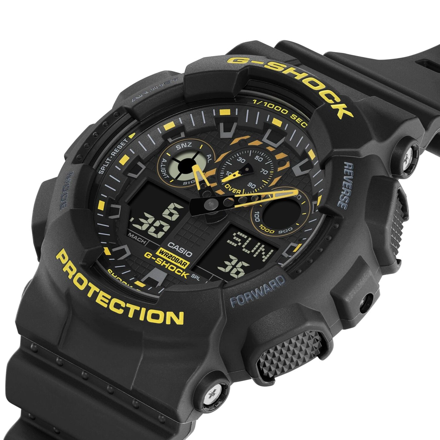 CASIO G-SHOCK GA-100CY-1AJF Caution Yellow Analog Digital
